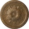 Ekena Millwork Richmond Ceiling Medallion (Fits Canopies up to 2 5/8"), Hand-Painted Rubbed Bronze, 18"OD x 1 3/8"P CM18RIRZS - alternate 1